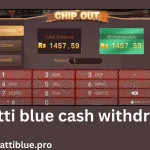 3 patti blue cash withdrawal