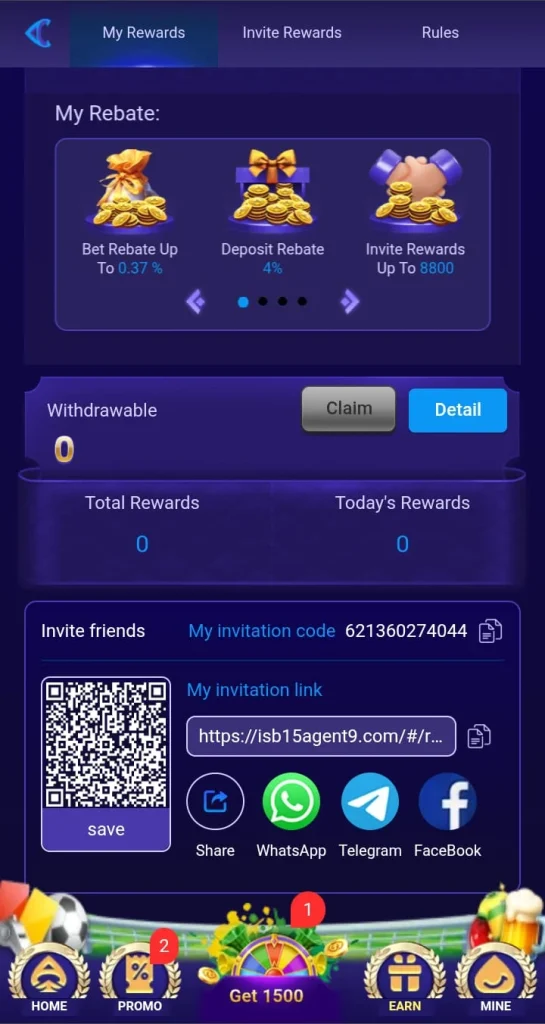 ISB15 Withdraw
