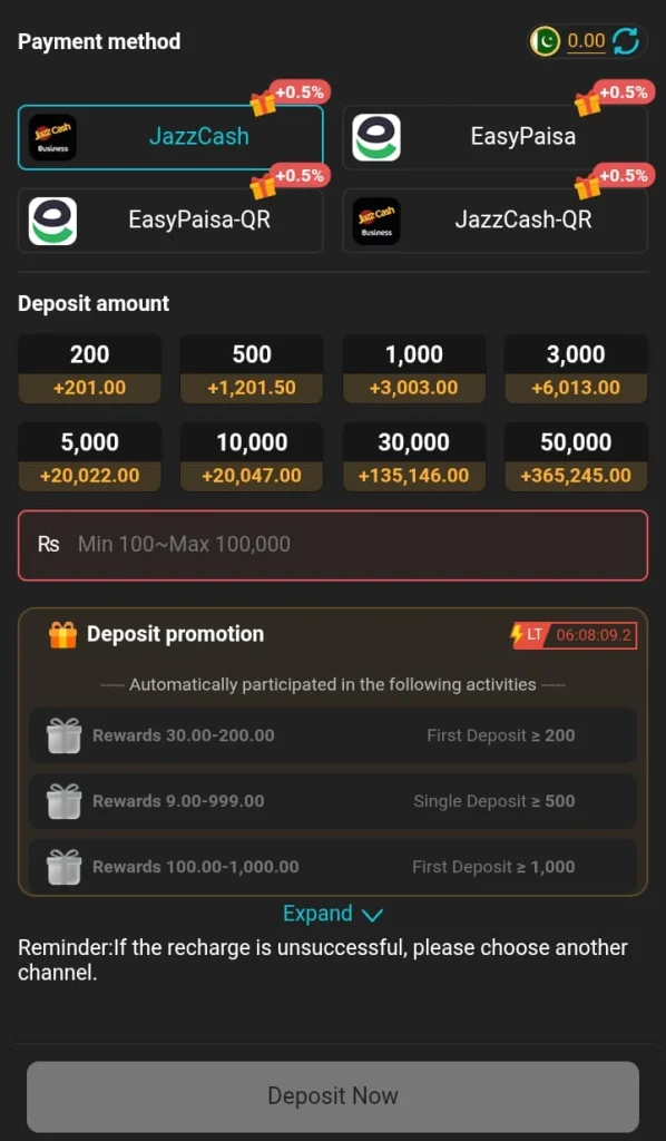 CT999 Game Deposit