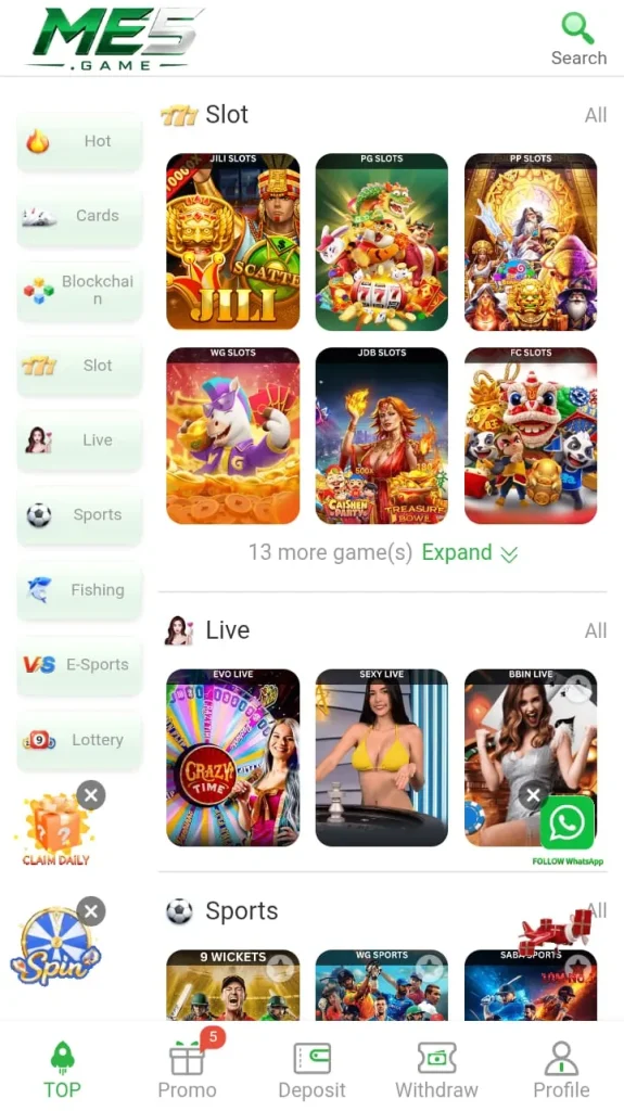Top Games of ME5