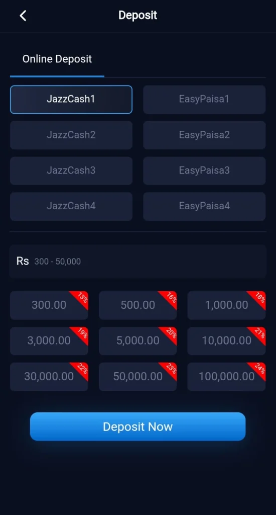 Faclcon666 Deposit Methods