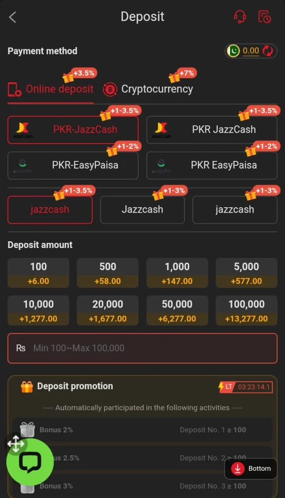 B77 Game Deposit