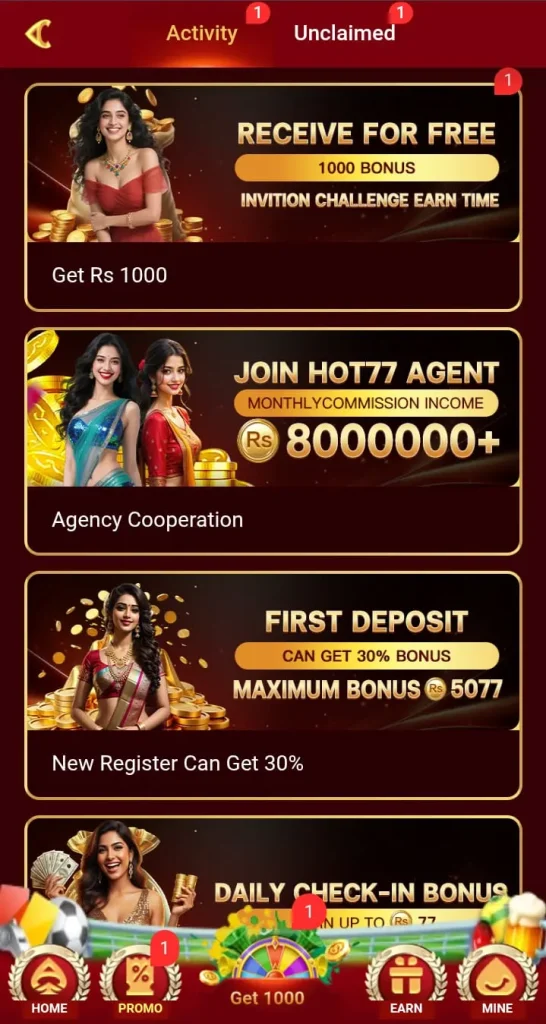 HOT77 Game Bonuses