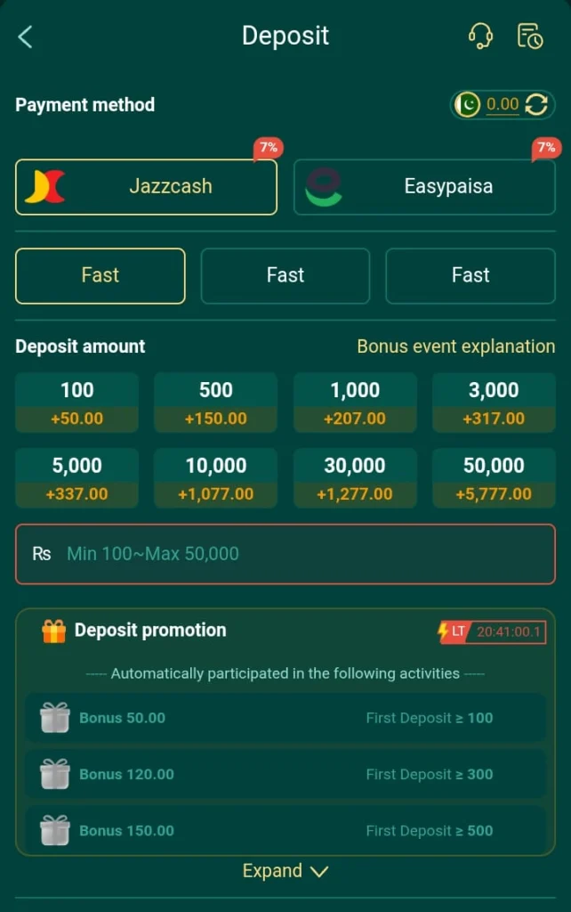 10SBet Game Deposit