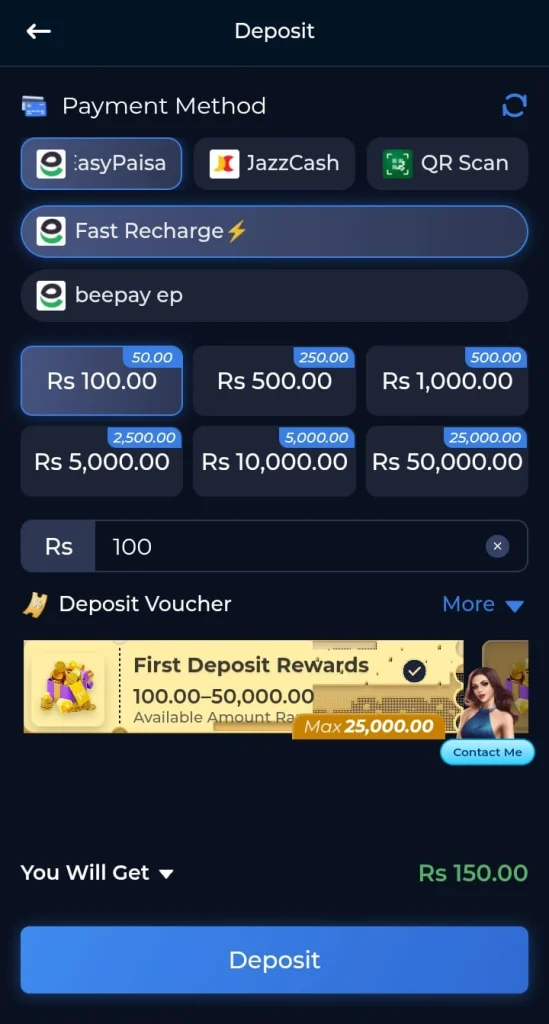 56MVP Game Deposit