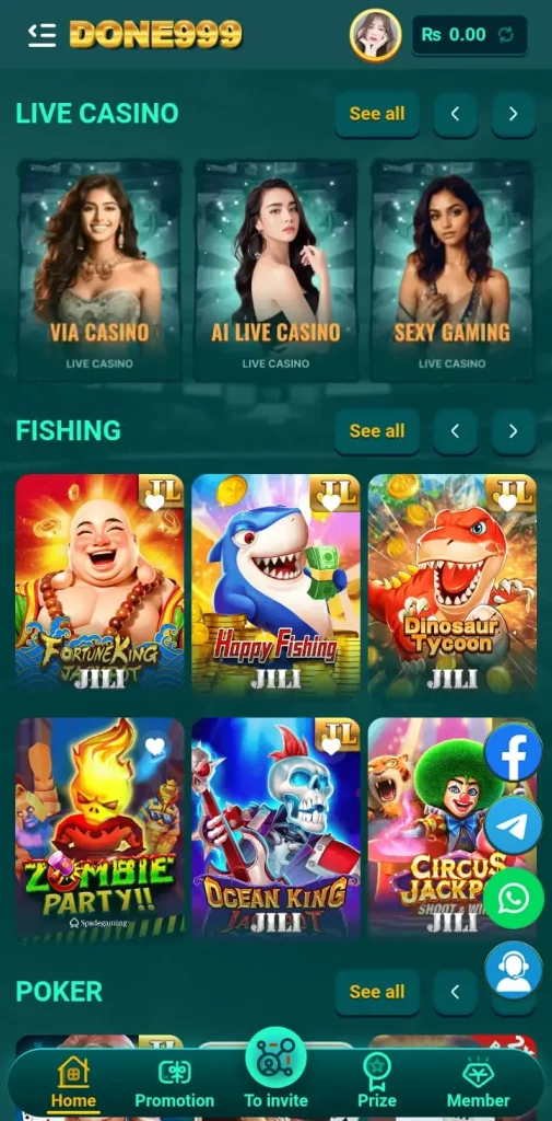 Key Features of Done999 Game