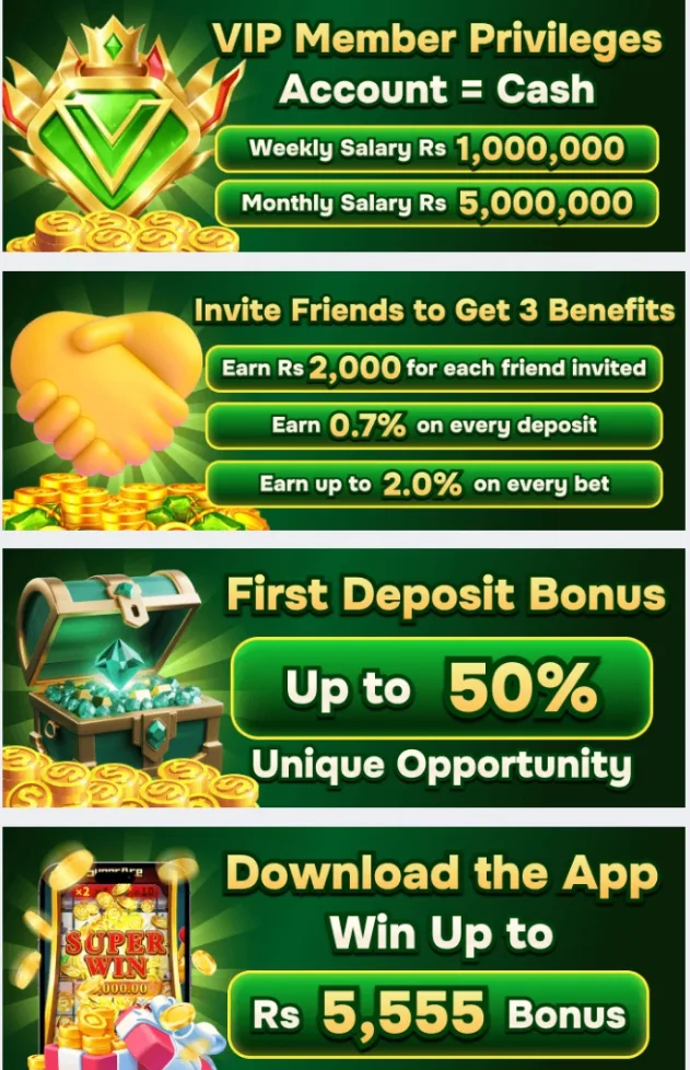XX555 Game Bonuses