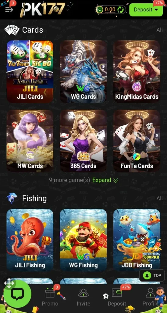 PK177 Available Games