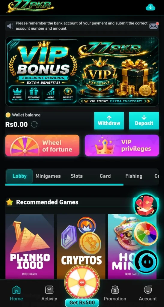 77PKR Game