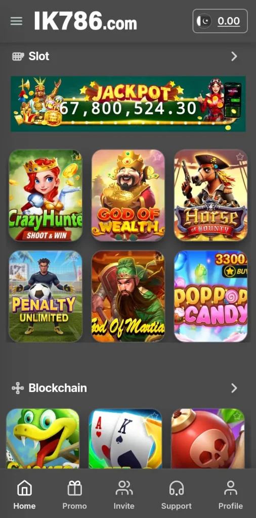 IK786 Game Categories