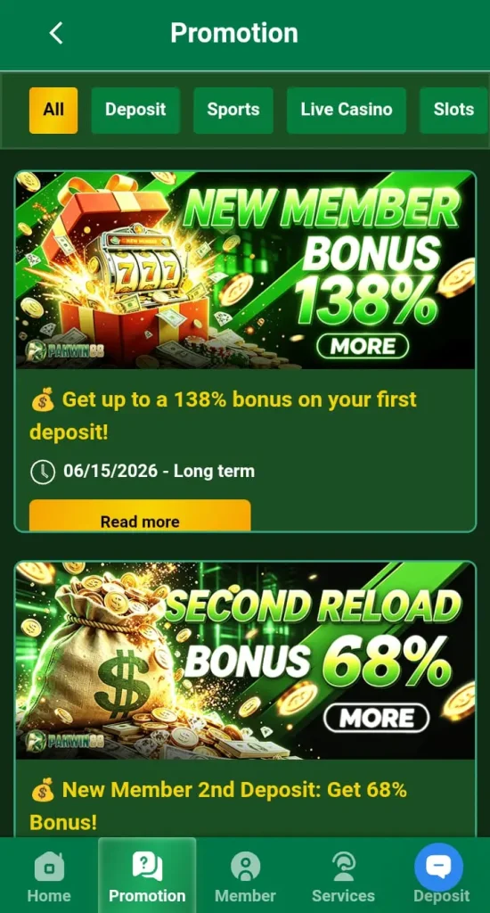 PakWin88 Game Bonuses