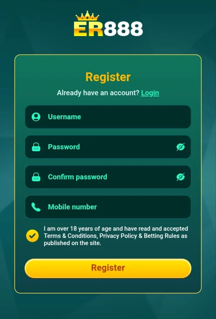 ER888 Game Register