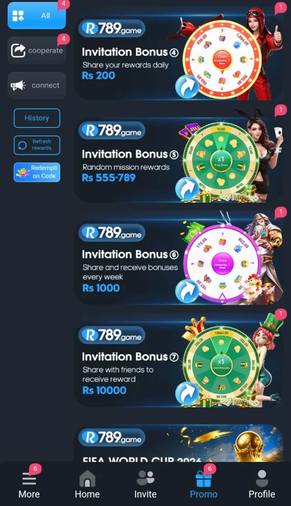 R789 Game Bonuses