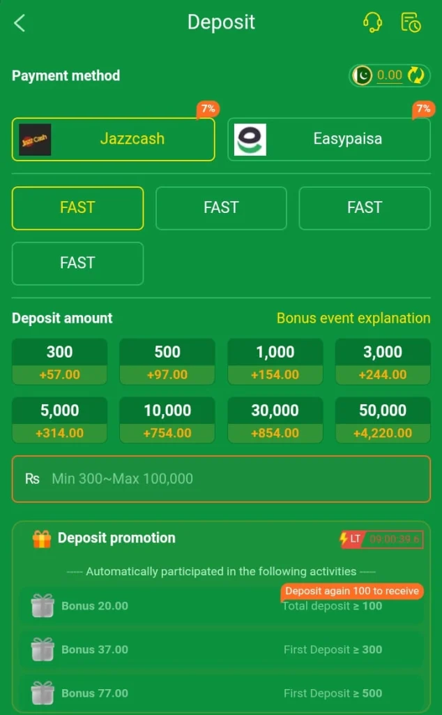 7777sk Game Deposit