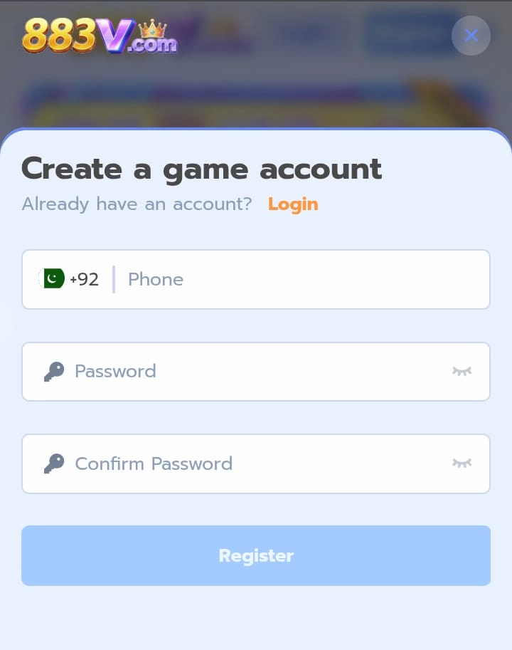 883v Game Registration
