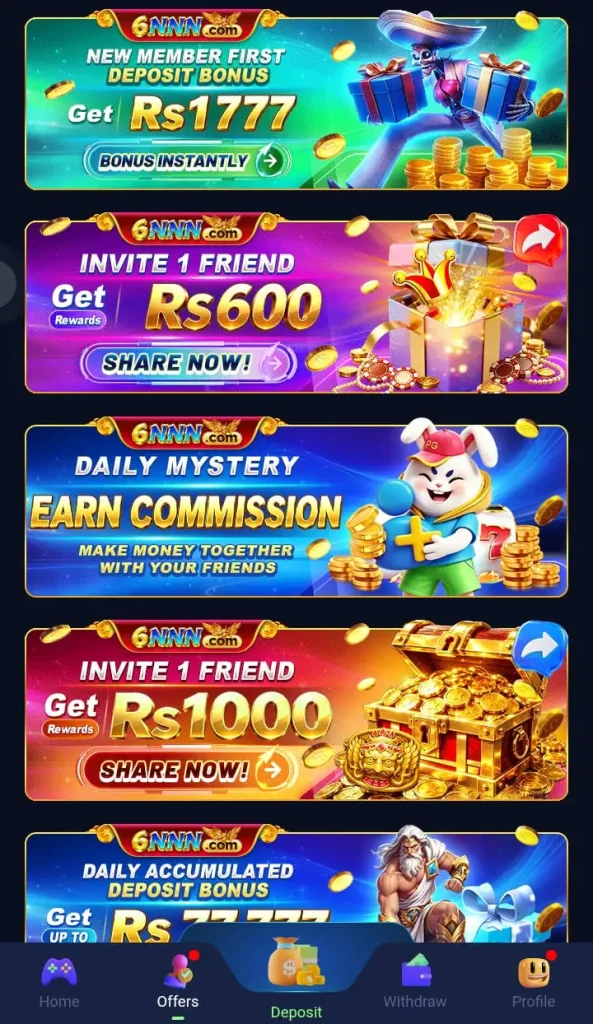 6NNN Game Bonuses