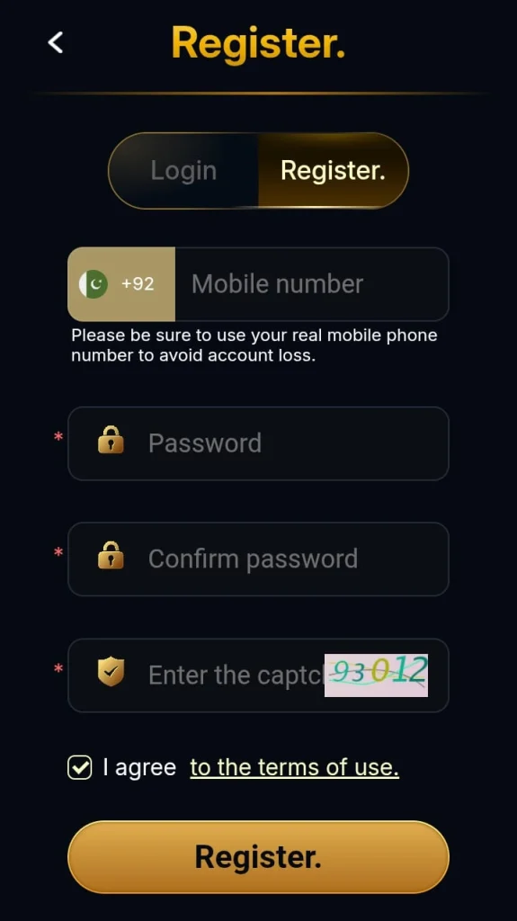 PlayRupees Game Registration