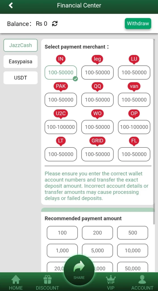 88Bbet Game Deposits